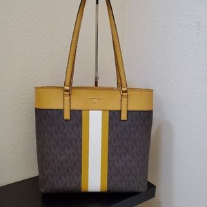 Michael kors Central Stripe Large Shoulder bag